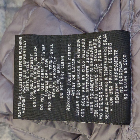 32 Degrees Heat SZ M Gray Full Zip Quilted Puffer Jacket - Picture 7 of 9